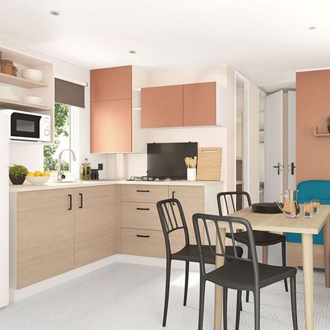 Stacaravan 6 personen - LUBERON - 30m² - 3 kamers