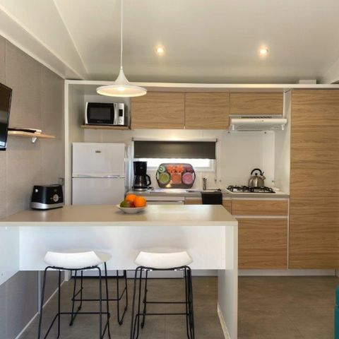 Mobile home 4 persons - Antigua Cottage – 2 bedrooms – 2 bathrooms – Bed linen and towels included ****