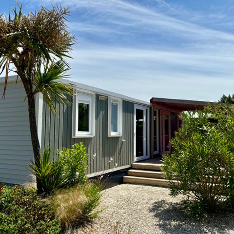 Mobile home 6 persons - Premium Cottage – 3 bedrooms – 2 bathrooms – Bed linen, towels, griddle and cleaning service included