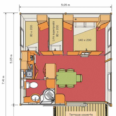 CHALET 5 people - MOREA