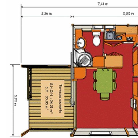 CHALET 5 persone - MOREA