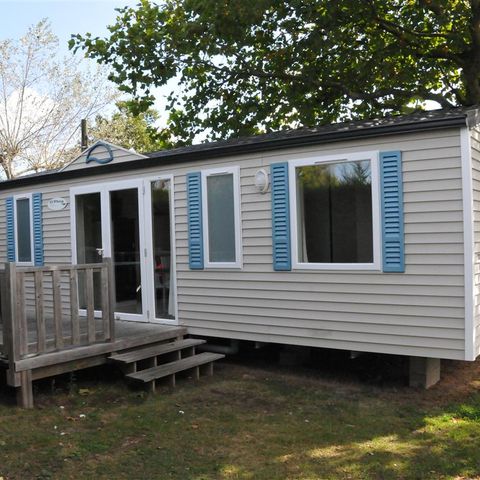 Mobile home 6 persons - Cottage Family - 3 bedrooms : 32m² - Uncovered terrace 11m² - 6 pers.