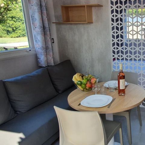 Mobilheim 3 personen - Cottage Duo - 1 Schlafzimmer: 21m² - Nicht überdachte Terrasse 11m² 2/3 pers.