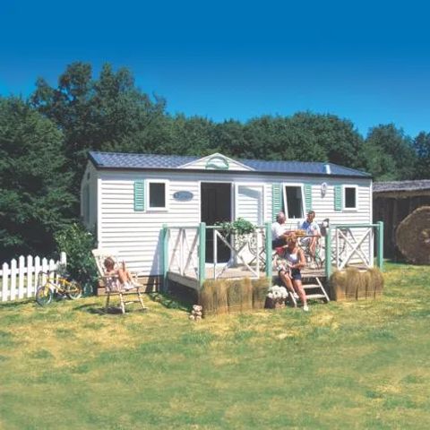 Mobilhome 4 personas - Chalet europeo - 2 habitaciones : 29m² - Terraza descubierta 11m² 4/5 pers.