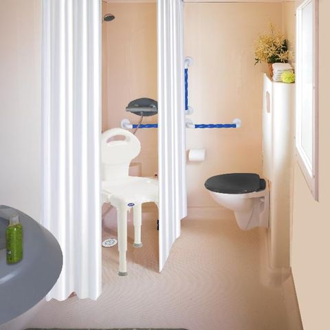 Mobilhome 5 personnes - Cottage Life PMR - 2 chambres : 32 m² + 15 m² de terrasse semi-couverte
