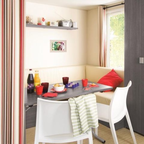 Mobile home 3 persons - Cottage Duo - 1 bedroom - : 21 m² - 11 m² terrace