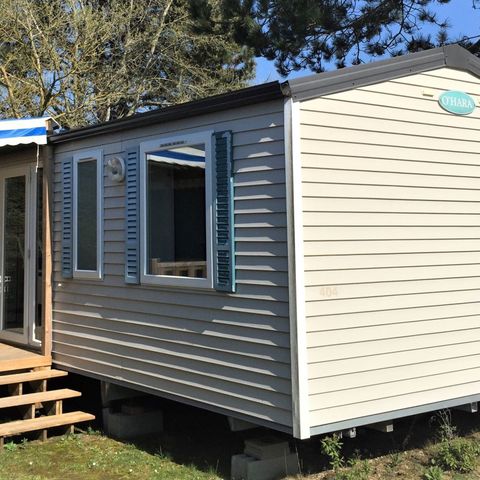 Mobilheim 6 personen - Cottage Family - 3 Zimmer: 33 m² + 11 m² halbüberdachte Terrasse