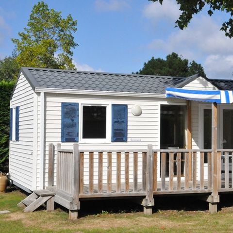 MOBILHOME 5 personas - Cottage Louisiane - 2 habitaciones : 31 m² + 14 m² terraza semicubierta