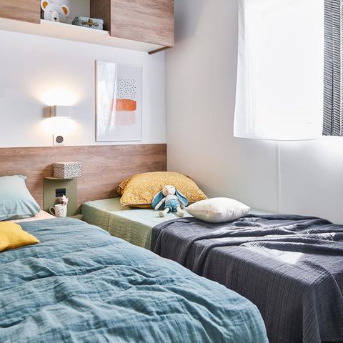 Mobile home 6 persons - VIP Prestige 3 bedrooms, sleeps 6, 2 bathrooms, air-conditioned