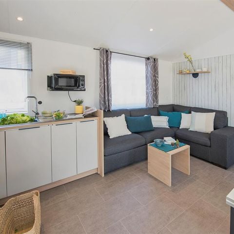 Stacaravan 6 personen - MOBIL HOME PASSION ESPACE 2 SLAAPKAMERS 4/6 pers