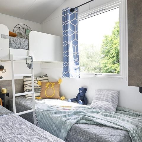 Stacaravan 10 personen - Stacaravan VIP XXL 5 slaapkamers 4/10 pers