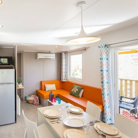 CASA MOBILE 6 persone - Casa mobile | Premium | 3 Camere da letto | 6 Persone | Terrazza rialzata | Aria condizionata | TV
