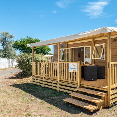 BUNGALOW 6 persone - Casa mobile | Premium | 3 Camere da letto | 6 Persone | Terrazza rialzata | Aria condizionata | TV