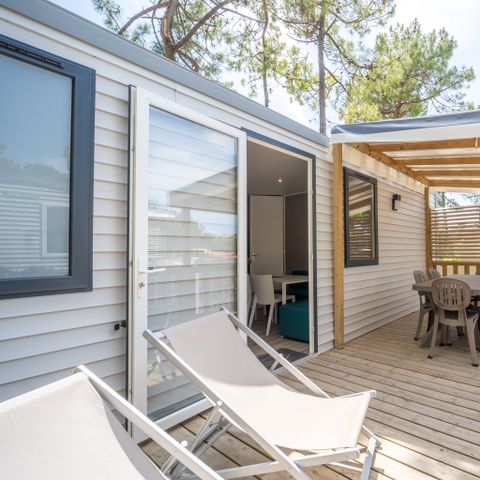 MOBILHOME 4 personas - PREMIUM 2 habitaciones 30m² aprox.