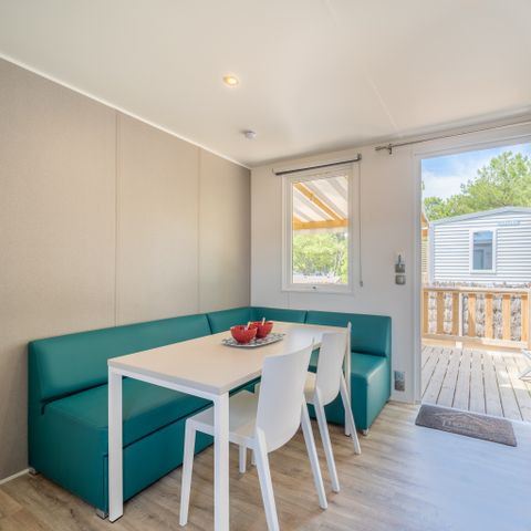 Stacaravan 4 personen - PREMIUM 2 kamers 30m² ongeveer.