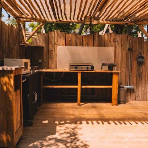 SISTEMAZION ATIPICHE 2 persone - CABADIENNE 1 camera 8m² con terrazza 2 pers