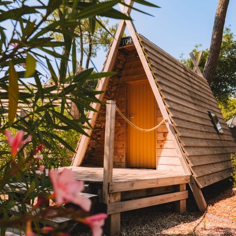 Accommodatie 2 personen - CABADIENNE 1 kamer 8m² met terras 2 pers