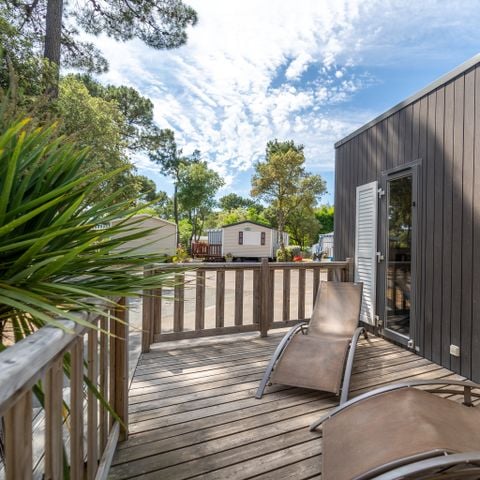 BUNGALOW 4 personnes - VIP 2 chambres 33m² - Pack-Vip inclus (linge,tv,wifi...)