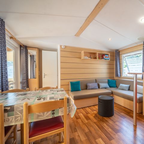 MOBILHOME 4 personas - COMODIDAD 2 habitaciones 30m² aprox.