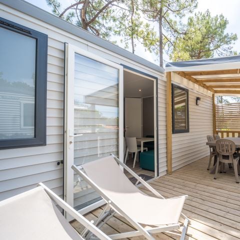 MOBILHOME 4 personas - COMODIDAD 2 habitaciones 30m² aprox.