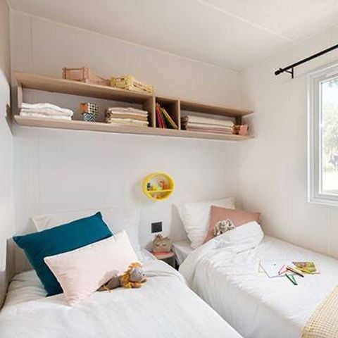 Mobilheim 4 Personen - Mobilheim | Comfort | 2 Zi. | 4 Pers. | Erhöhte Terrasse | Klim.