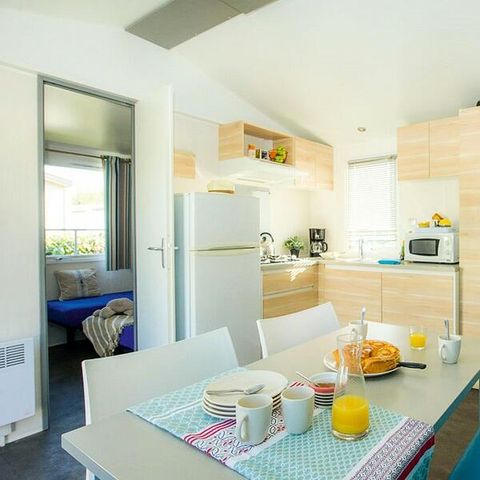 Mobilhome 6 personnes - Classic 3 Pièces 6 Personnes (5 adultes et 1 enfant -14 ans)