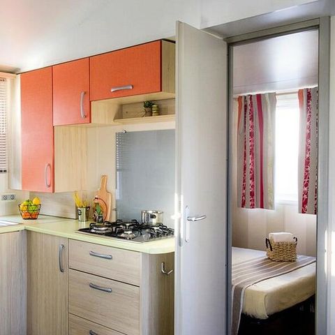 Stacaravan 6 personen - Gezellig 4 kamers 6 personen Airconditioning