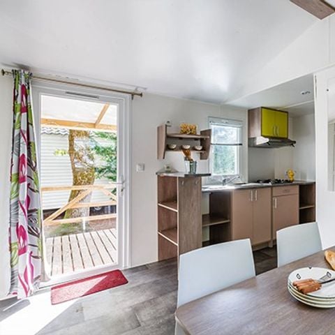 Stacaravan 6 personen - Comfort XL | 2 Slaapkamers | 4/6 Pers. | Verhoogd terras