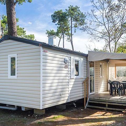 MOBILE HOME 6 people - Comfort XL | 2 Bedrooms | 4/6 Pers. | Raised terrace