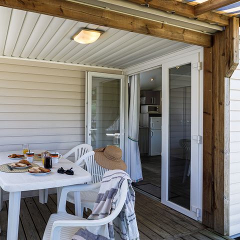 Mobile home 6 persons - Comfort | 3 Bedrooms | 6 Pers | Single Terrace | 1 Bathroom | Air conditioning