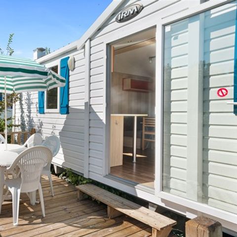 Stacaravan 6 personen - Mobile-home | Comfort XL | 2 slaapkamers | 4/6 pers. | Single terras