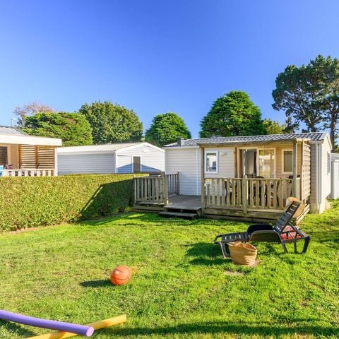 Bungalow 6 persons - Mobile-home | Comfort | 2 Bedrooms | 4/6 Pers. | Raised terrace | Air-con.
