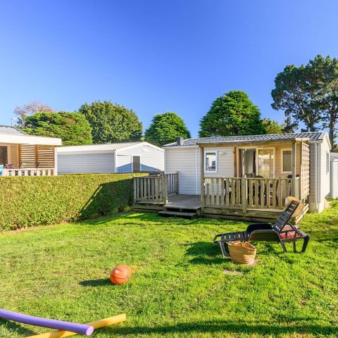 Bungalow 6 personen - Mobile-home | Comfort | 2 Slaapkamers | 4/6 Pers. | Verhoogd terras | Airconditioning.