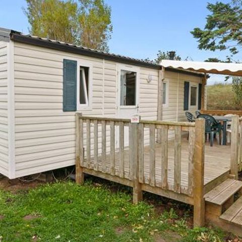 Mobilhome 6 personnes - Mobil-home | Comfort | 3 Ch. | 6 Pers. | Terrasse surélevée | 1 SDB