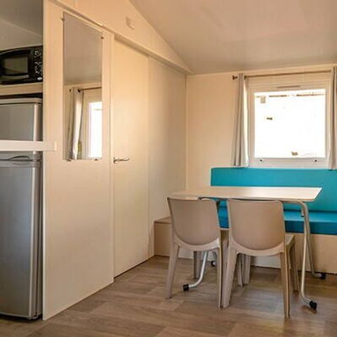 Bungalow 6 personen - Stacaravan | Comfort | 2 Slaapkamers | 4/6 Pers. | Verhoogd terras