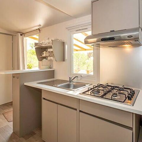 Bungalow 6 persons - Mobile-home | Comfort | 2 Bedrooms | 4/6 Pers. | Raised terrace