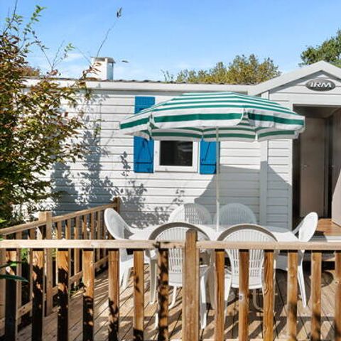 Mobilhome 6 personnes - Mobil-home | Classic | 2 Ch. | 4/6 Pers. | Terrasse surélévée non couverte | Clim.