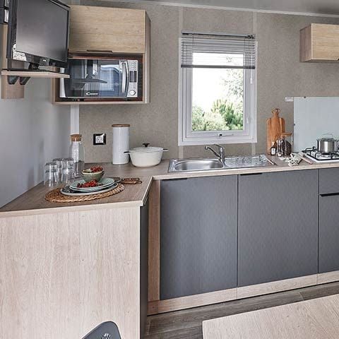 MOBILHOME 6 personas - Aire acondicionado confort (C6T)