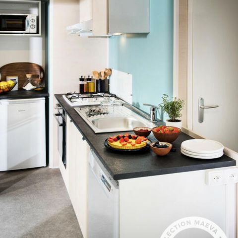 Stacaravan 6 personen - Maeva 3 Kamers 4/6 Personen + TV
