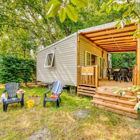 Mobilheim 6 Personen - Comfort | 3 Zi. | 6 Pers. | Erhöhte Terrasse