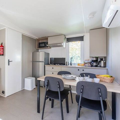 Stacaravan 4 personen - Comfort | 2 Slaapkamers | 4 Pers. | Verhoogd terras