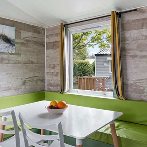 Mobilheim 6 Personen - Classic | 3 Schlafz. | 6 Pers. | Erhöhte Terrasse