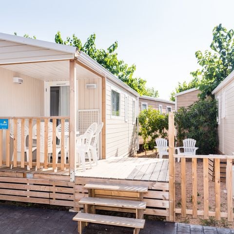Mobile home 6 persons - Mobile-home | Comfort | 2 Bedrooms | 4/6 Pers. | Single terrace | Air-con.