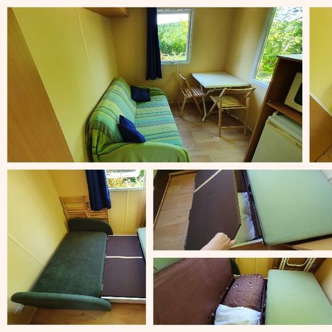 Mobilheim 2 personen - 1 Zimmer 2 Schlafplätze