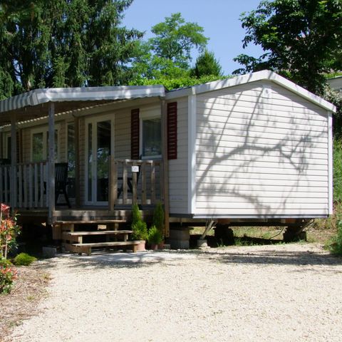 Mobilheim 6 personen - 3 Schlafzimmer 6 Schlafplätze 2 Badezimmer - 40 m²