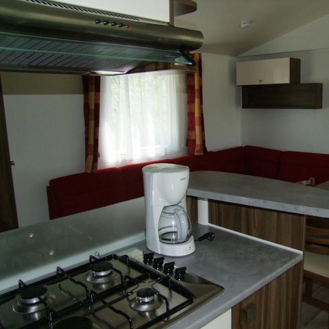Mobilheim 6 personen - 3 Schlafzimmer 6 Schlafplätze 2 Badezimmer - 40 m²