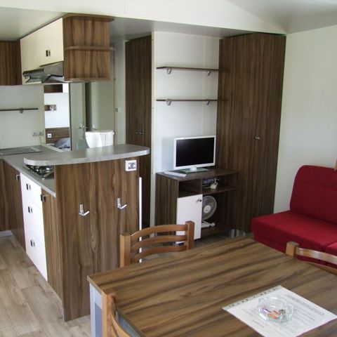 Mobilheim 6 personen - 3 Schlafzimmer 6 Schlafplätze 2 Badezimmer - 40 m²