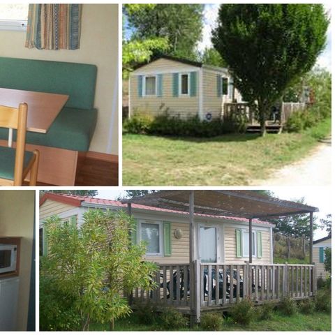 Mobilheim 4 personen - Mobile Home 2 Schlafzimmer 4 Schlafplätze mit Sanitäranlagen - 23 bis 29 m²