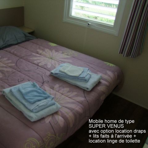 Mobilheim 4 Personen - Special Freitag / Freitag - 2 Zimmer mit Sanitäranlagen