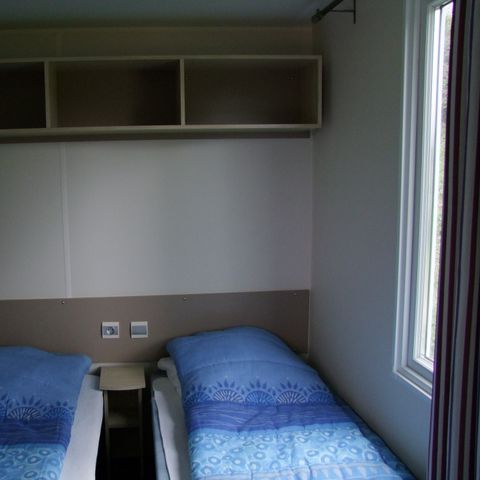 Stacaravan 4 personen - Speciaal vrijdag - 2 kamers met sanitair